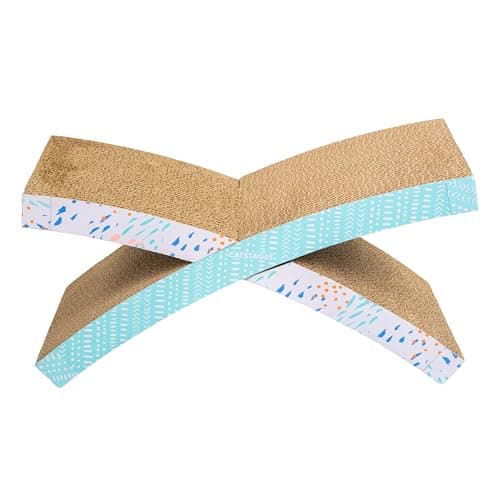 Catstages Easy Life Hammock Cat Lounger & Scratcher – Elevated Spot with Catnip, Comfortable & Multifunctional Design, Supports Cats Up to 20lbs - Image 1