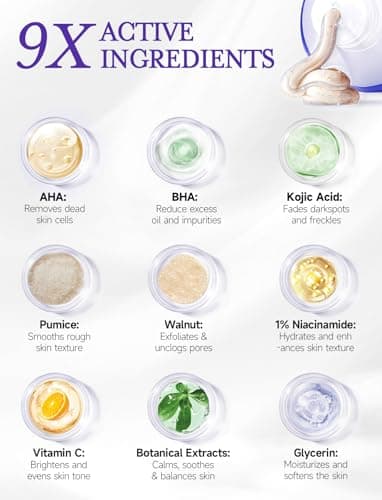 Elvira KP Bump Eraser Foot & Body Scrub, Exfoliating Scrub for Keratosis Pilaris, Smooth Skin with 10% AHA BHA & Niacinamide, Deep Moisturizing Cleanser for All Skin Types, Exfoliante para el Cuerpo - Image 5