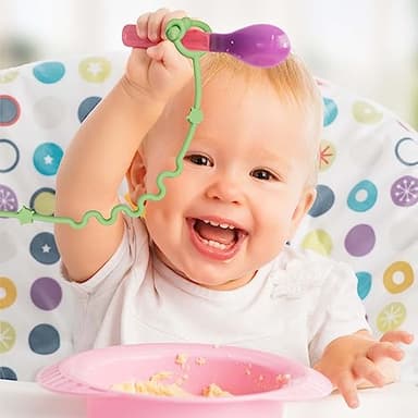 Toy Straps for Baby,RTMOK Silicone Setpacifier Clip,Applies to Car Seat Toy,Teether Toy,High Chair,Stroller Accessories,Baby Toy Clips,Cribs,Rocking Chair - Image 8