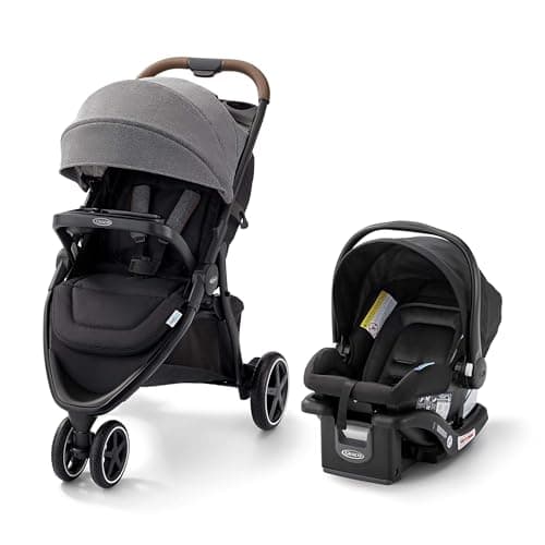 Graco Outpace LX All-Terrain Travel System - Includes SnugRide 30 Lite Infant Car Seat, Briggs, High-Performance Stroller/Car Seat Combo, Practical & Durable - Image 1