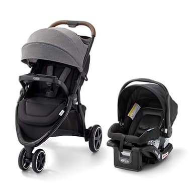 Graco Outpace LX All-Terrain Travel System - Includes SnugRide 30 Lite Infant Car Seat, Briggs, High-Performance Stroller/Car Seat Combo, Practical & Durable - Image 1
