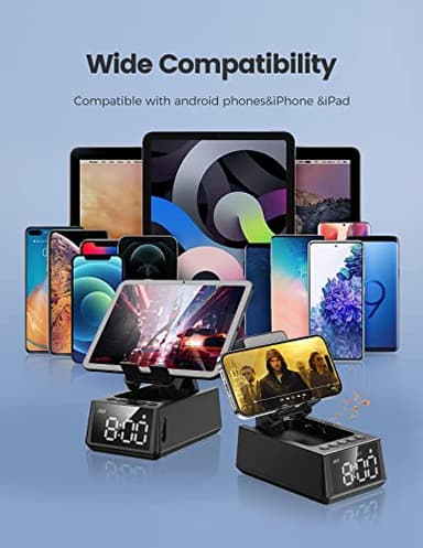 CHIFENCHY Birthday Gifts for Men Women-Bluetooth Speaker with HD Sound, Stocking Stuffers White Elephant Gifts for Adults, Kitchen Gadgets for Anniversary Idea Gift for Dad Mom Husband Wife(Black) - Image 5