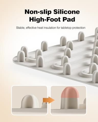 Food Warming Mat, iTRUSOU Electric Warming Tray Full Surface Heating to Keep Food Warm or Thawing, Versatile Food Warmer with 3 Temperature Setting for Parties Buffets Gatherings Holidays Daily Use - Image 5