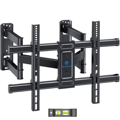 PERLESMITH Corner TV Wall Mount Full Motion, Corner TV Bracket Fits 37-70 Inch LED, LCD 4K Flat Curved Screen TVs Hold up to 99 lbs, Max VESA 600x400 Tilt, Swivel and Level, PSCLF1 - Image 8