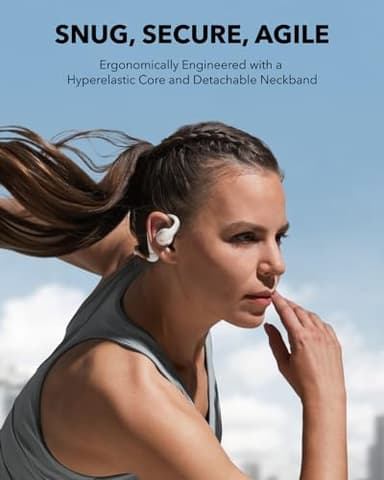 Soundcore by Anker AeroFit Pro Open-Ear Headphones, Ultra Comfort, Secure Fit, Ergonomic Design, Rich Sound with LDAC, Bluetooth 5.3, IP55 Water-Resistant, 46H Playtime, App Control, Wireless Earbuds - Image 3
