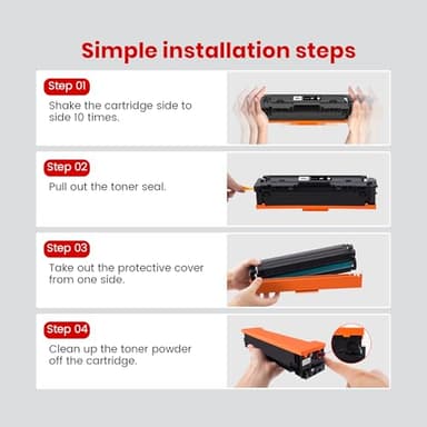 TESSO Compatible Toner Cartridge Replacement for Canon 067 (Black Cyan Magenta Yellow,4-Pack) Work with Canon MF656Cdw MF654Cdw MF650C LBP632Cdw MF653Cdw Printer with Random Packaging - Image 6