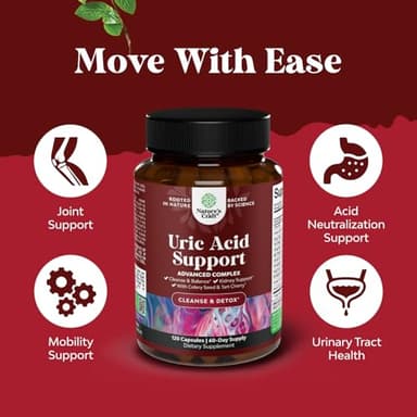 Green Coffee Bean Extract for Uric Acid Cleanse & Detox - Green Coffee Beans with Turmeric, Tart Cherry & Celery Seed for Adults - Daily Uric Acid Flush for Joints Support & Kidney Cleanser – 120 Ct - Image 5