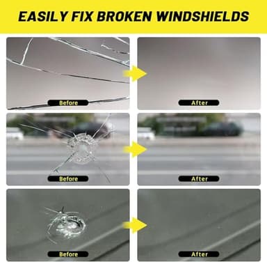 LOMEEN Windshield Repair Kit, 2025 New Package Windshield Crack Repair Kit with Enhanced Injection Head., Long-Lasting for Windshields, Windows, Mirrors, All Crack Types - Image 2