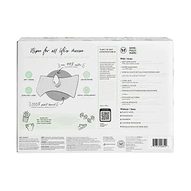 The Honest Company Clean Conscious Multi-Use Wipes | Hypoallergenic + Unscented for Sensitive Skin | Over 99% Water, Compostable, Plant Based, Baby Wipes | Geo Mood, 576 Count - Image 10