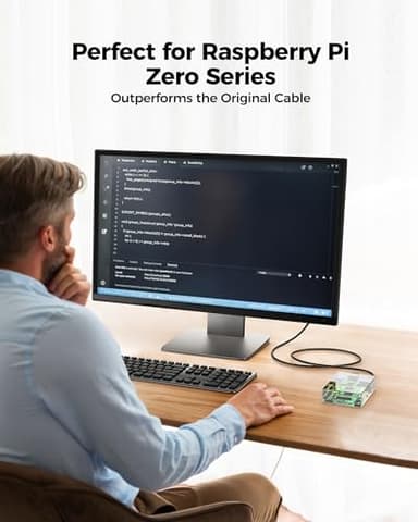 Silkland 8K 4K Mini HDMI to HDMI Cable 6.6FT, Mini HDMI 2.1 Cord [8K 60Hz, 4K@240Hz 144Hz 120Hz, Upgrade Braided] 48Gbps, Compatible with Camera, Camcorder, Laptop, Tablet, Monitor, Raspberry Pi Zero - Image 8