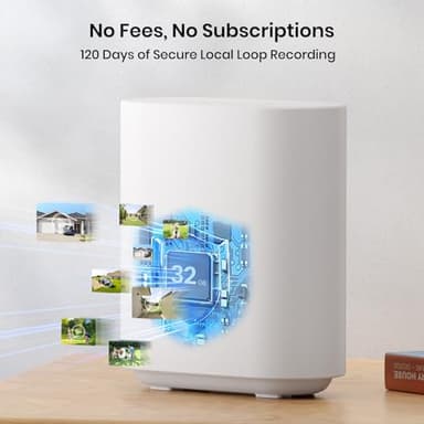 AOSU Security Cameras Outdoor Wireless, 2 Cam-Kit, No Subscription, Solar-Powered, Home Security Cameras System with 360° Pan & Tilt, Auto Tracking, 2K Color Night Vision, Easy Setup, 5G & 2.4G WiFi - Image 2