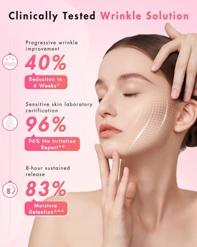 UKVOA Forehead Wrinkle Patches & Smile Line Patches, Overnight Facial Wrinkle Treatment with Hyaluronic Acid, Aloe, Collagen & Vitamin E to Lift Smile Lines for Women 36pcs - Image 5