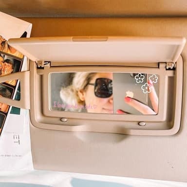 3 PCS I Love You Drive Safe Rearview Mirror & Window Decals Vinyl Car Stickers for Women, Inspirational Mirror Quotes, Vanity & Car Interior Decor Stickers (I Love You Drive Safe) - Image 3