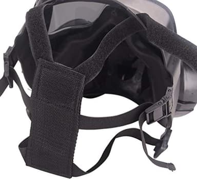 M50 Airsoft Protective Gas Mask Tactical, Full Face Eye Protection Goggles Dummy Toxic Skull Gas Mask with Filter Fans for BB Gun Game Cosplay Halloween Masquerade Costume Props, No Anti-Gas Function - Image 5