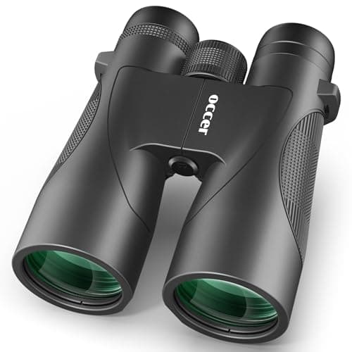 occer 12x50 Binoculars for Adults High Powered - HD Bird Watching Binocular for Hunting with Clear Vision - Easy Focus Binoculars with Long Range for Hiking Travel Cruise Trip Concert Stargazing - Image 1