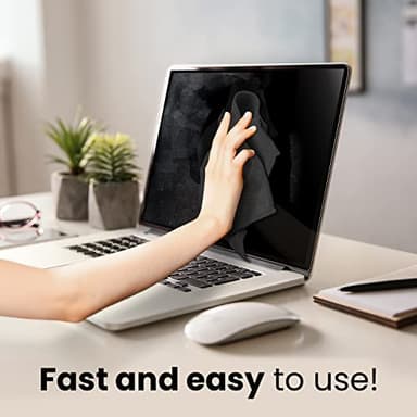 EVEO® Screen Cleaner Spray Kit (Streak-Free) TV Screen Cleaner for Smart TV, LCD, LED, OLED | Computer Screen Cleaner Spray and Wipe Microfiber Cloth - TV, Monitor, Laptop, iPad, Car - 6.7oz 1 Pack - Image 5