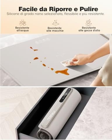 iTRUSOU Electric Warming Tray - Full Surface Heating,Rollable & Portable,Premium Silicone Nano-Material,3 Temperature Settings,Auto Shut-Off -Versatile Food Warmer for Gatherings,Parties,Everyday Use - Image 6