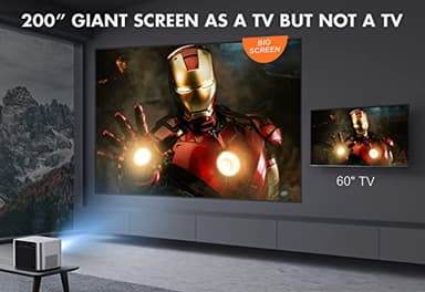 VIZONY FHD 1080P Projector 4K Support, 800ANSI 5G WiFi Bluetooth, Outdoor With Full-Sealed Engine/Electric Focus/4P4D/PPT/Zoom, Home Movie Compatible W/iOS/Android/PC/TV - Image 8