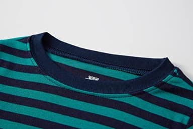 Family Feeling Baby Boys Striped Black Blue Pajamas Long Sleeve 100% Cotton Toddler Kid Pjs 18-24 Monthes - Image 3