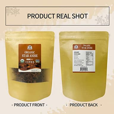 52USA Organic Star Anise, 4 Ounce (Pack of 1), NON-GMO Verified Chinese Star Anises Whole, Dried Star Anise Pods for Tea and baking - Image 7
