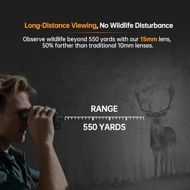 JituHunt Thermal Imaging Monocular for Hunting, 256x192, 15mm Long-Range Lens, WiFi & 32GB Storage, Thermal Night Vision Monocular - Image 4