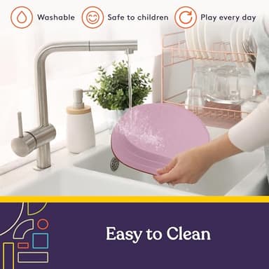 Special Supplies Stepping Stones for Kids, 5 Balance Indoor and Outdoor Blocks Promote Coordination, Balance, Strength, Child Safe Rubber, Non-Slip Edging, Stackable - Image 4