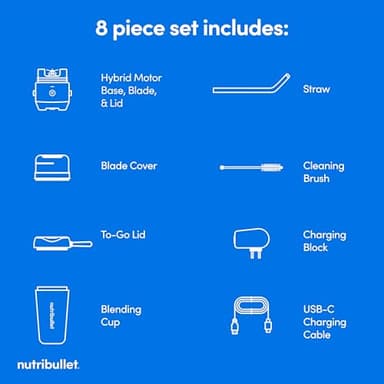 nutribullet Flip Portable Blender with Insulated Cup, Cordless, Black, NBPB50350AK - Image 15