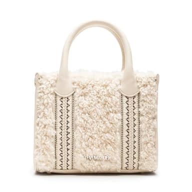 Steve Madden Selenaf Fuzzy Box Tote, Multi - Image 3