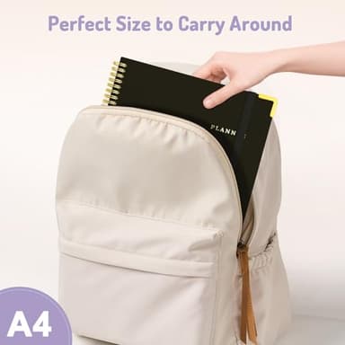 Academic Planner 2025-2026, Forvencer July 2025-June 2026 Weekly and Monthly Calendar Planner, 8.5" X 11", Hardcover Teacher School Supplies, Daily Agenda Book with Inner Pocket, Cute Office Home Notebook College Student Classroom Organizer with Tabs, A4, Navy Blue - Image 6