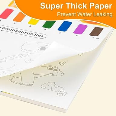 YPLUS Paint with Water Books for Toddlers, Art Craft Toys Watercolor Painting Paper for Kids Gift for Drawing with Brush - 3 Themes - Image 5