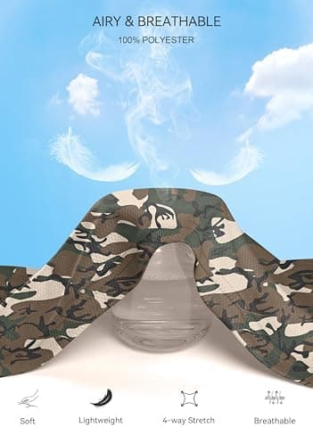 G Gradual Men's Sweatpants Mesh Lightweight with Zip Pockets Breathable Quick Dry Athletic Pants for Workout Running (Green Camo, Small) - Image 6