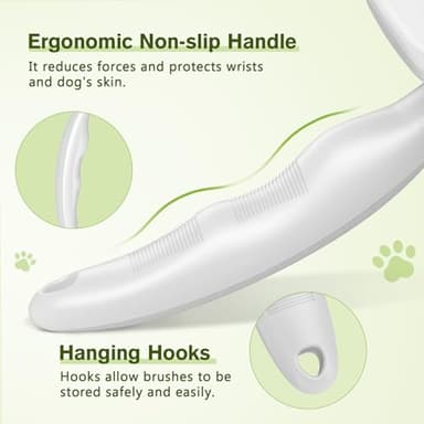 Pecute Self-Cleaning Slicker Brush for Dogs, Cats, Lightweight Dog Brush for Shedding Massaging Grooming, Cat Brush Gently Removes Loose Fur Undercoat for Small Dogs Cats Rabbits of All Hair Types - Image 6