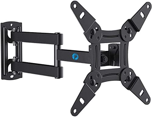 Pipishell Full Motion TV Monitor Wall Mount Bracket Swivel Tilt Extension Rotation for Echo Show 21/15 and Most 13-42 Inch LED LCD Flat Curved Screen TVs & Monitors, Max VESA 200x200mm up to 44lbs - Image 1