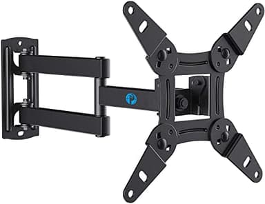 Pipishell Full Motion TV Monitor Wall Mount Bracket Swivel Tilt Extension Rotation for Echo Show 21/15 and Most 13-42 Inch LED LCD Flat Curved Screen TVs & Monitors, Max VESA 200x200mm up to 44lbs - Image 1