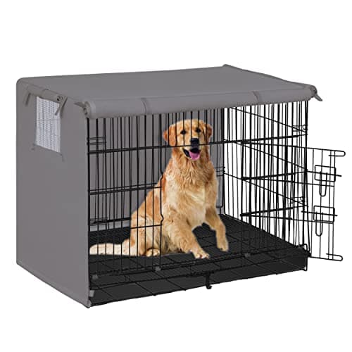 Easy-Going Dog Crate Cover 42 Inch Dog Kennel Cover for Dog, Cage Covers for Dog Crates Fit (42" L x28 Wx30 H) Grey - Image 1