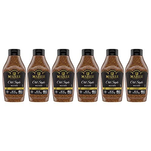 Maille Mustard Old Style Squeeze 8.5 Oz, Pack Of 6 - Image 1