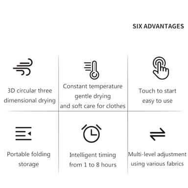 Upgraded Automatic Ironing Machine & Portable Clothes Dryer, Wireless Vertical Steam Closet for Home Use, Travel, Apartments – Fast Drying, Hands-Free Garment Steamer and Folding System - Image 8