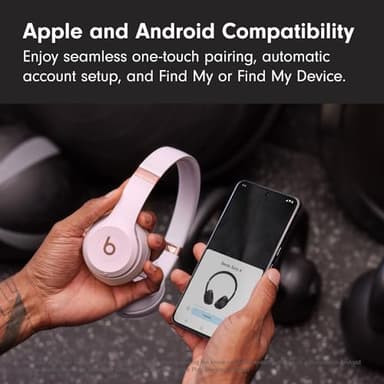 Beats Solo 4 - Wireless Bluetooth On-Ear Headphones, Apple & Android Compatible, Up to 50 Hours of Battery Life - Cloud Pink (Renewed) - Image 6