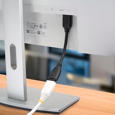 StarTech.com 6in High Speed HDMI Port Saver Cable with 4K 60Hz - Short HDMI 2.0 Male to Female Adapter Cable - Port Extender (HD2MF6INL) - Image 4