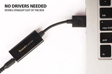 Creative Labs Sound Blaster Play! 3 External USB Sound Adapter for Windows and Mac. Plug and Play (No Drivers Required). Upgrade to 24-Bit 96Khz Playback - Image 5