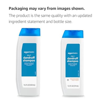 Amazon Basics 2-in-1 Dandruff Shampoo and Conditioner, Gentle, pH Balanced, 12.5 Fl Oz (Pack of 6) (Previously Solimo) - Image 5