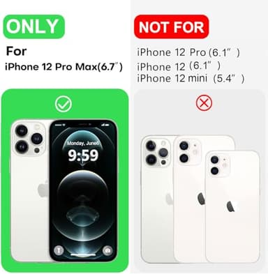 LOVE 3000 Compatible with iPhone 12 Pro Max Phone Case | Thickening 2.1 MM Liquid Silicone | Anti-Scratch Microfiber Lining | Full-Body Duty Heavy Protection Case for Men, Pitaya - Image 6