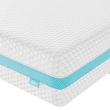 TeQsli Crib Mattress, Dual-Sided Memory Foam Toddler Mattress with Breathable Washable Cover, Standard Size Baby Mattresses for Crib: 52 x 27.6 x 6 Inch - Image 1