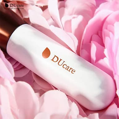 DUcare Foundation Brush,Flat Top Kabuki Brush Synthetic Professional Makeup Brush Liquid Blending Mineral Powder Buffing Stippling Makeup Tools, Rose Golden/White - Image 9