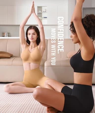 BESTENA 6 Pack Sports Bras for Women, Seamless Comfortable Workout Sleep Bra with Removable Pads - Image 4