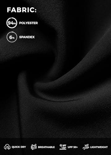 Willit Men's Shorts Golf Casual Shorts Lightweight Quick Dry Work Dress Shorts Stretch Hiking Shorts with Pockets Black L - Image 5