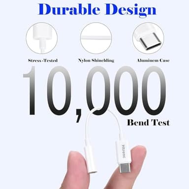 USB C to 3.5mm Headphone Jack Adapter for iPhone17/ iPhone 16/16 Pro/15/15 Pro/Pro Max/Plus, Type C Aux Audio Dongle Cable Cord Compatible with iPad, Samsung Galaxy S23/S23/S22/S21, MacBook（2 Pack） - Image 6