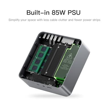 Beelink EQI12 Mini PC, Intel 12th Gen Core i5 1235U (10C/12T) up to 4.4 GHz, Mini Computer 32 GB DDR4 RAM 1TB SSD, 4K Dual Display, Dual LAN, USB3.0, WiFi 6, BT 5.4, Win 11 Pro - Image 8