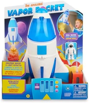 EnergX Amazing Vapor Rocket with Astronaut Action Figure, Blasts Off with Vapor Effects, Lights & Sounds (Ages 3+ - Image 3