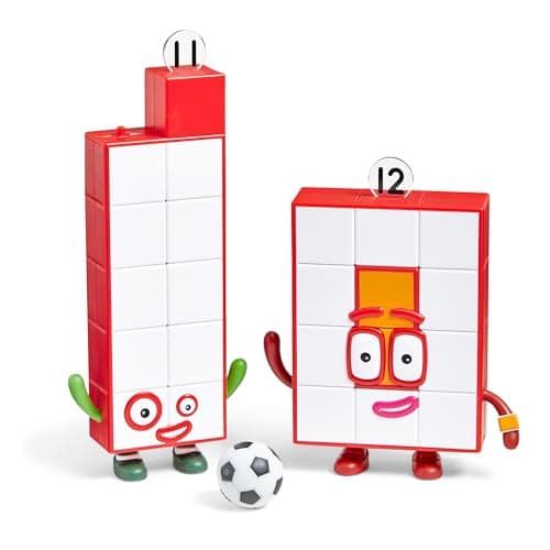 hand2mind Numberblocks Friends Eleven and Twelve Figures, Numbers for Toddlers, Math Toys for Kids 3-5, Small Figurines for Kids, Preschool Learning & Education Toys, Birthday Gifts for Kids - Image 1